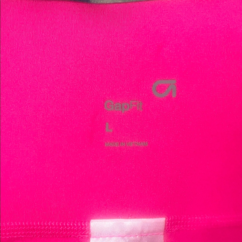 Gap Fit Women’s Large Bright Hot Pink High-Waist Leggings - Picture 6 of 10